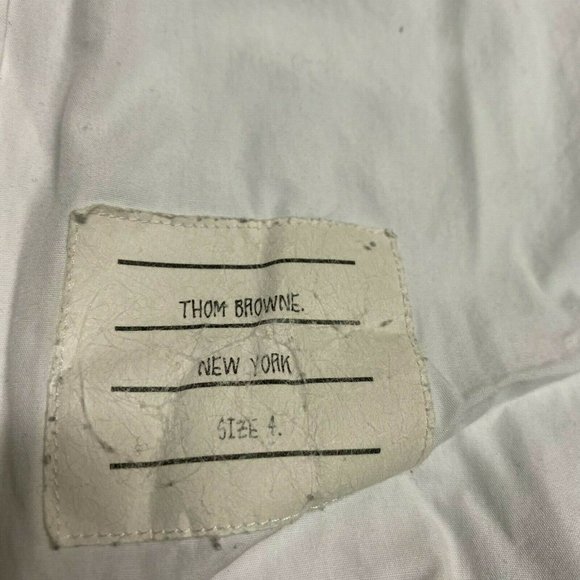 Thom Browne Long Sleeves Button Down Shirt Size 4 - Picture 3 of 3